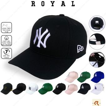 Mũ lưỡi trai nam mlb ny la nón lưỡi trai nữ new era vải kaki cotton hàn - Royal Shop
