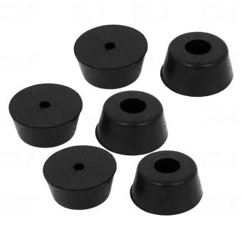 đế chân cao su bắt vít - nút chân tủ