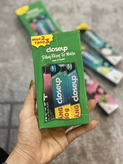 Bộ 3 cây kem đánh răng closeup 30g