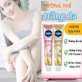 SALE SỐC- DƯỠNG TRẮNG DA TOÀN THÂN VASELINE- Kem kích trắng siêu tốc 3x bạch ngọc liên