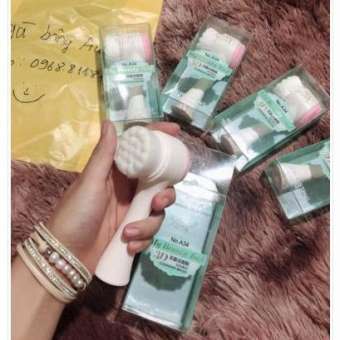 Cọ rửa mặt 2 đầu. Hàng xịn. Sạch mụn cám. Mụn ẩn 2in 1 made korea