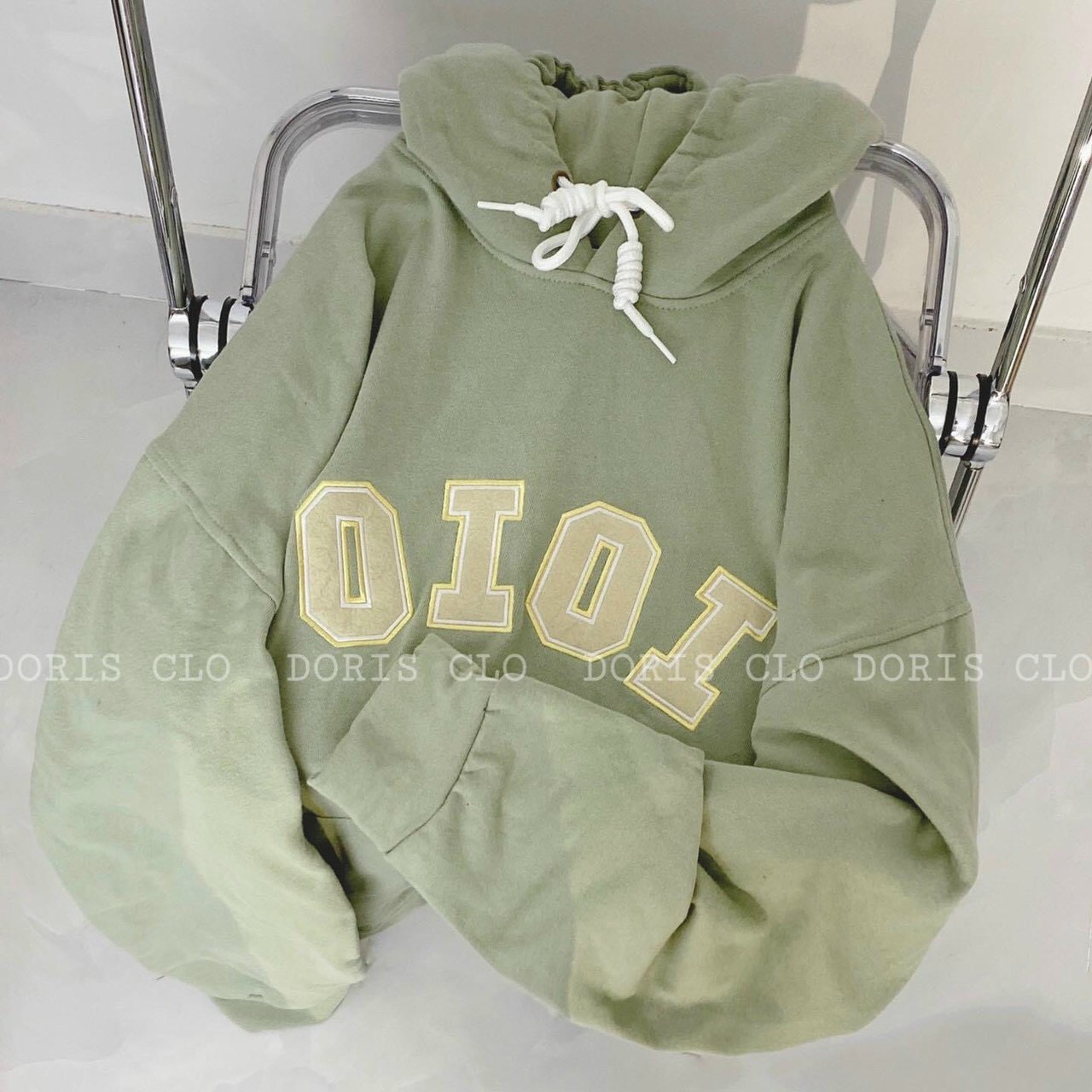 Áo khoác hoodie OIOI fom rộng unisex ulazzag thời trang mới