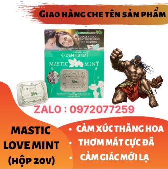 Kẹo DENTISTE MASTIC LOVE MINT Thái Lan cao cấp hương bạc hà (hộp 20 viên) - hàng chính hãng