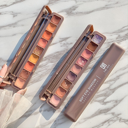 Bảng phấn mắt 9 màu Soft Eyeshadow hãng Novo bảng màu hot trend đa dạng nhiều phong cách- màu mắt, nhũ mắt phấn mắt giá rẻ