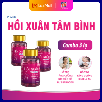 Viên uống nội tiết tố nữ Hồi Xuân Tâm Bình - Hỗ trợ tăng cường nội tiết Estrogen