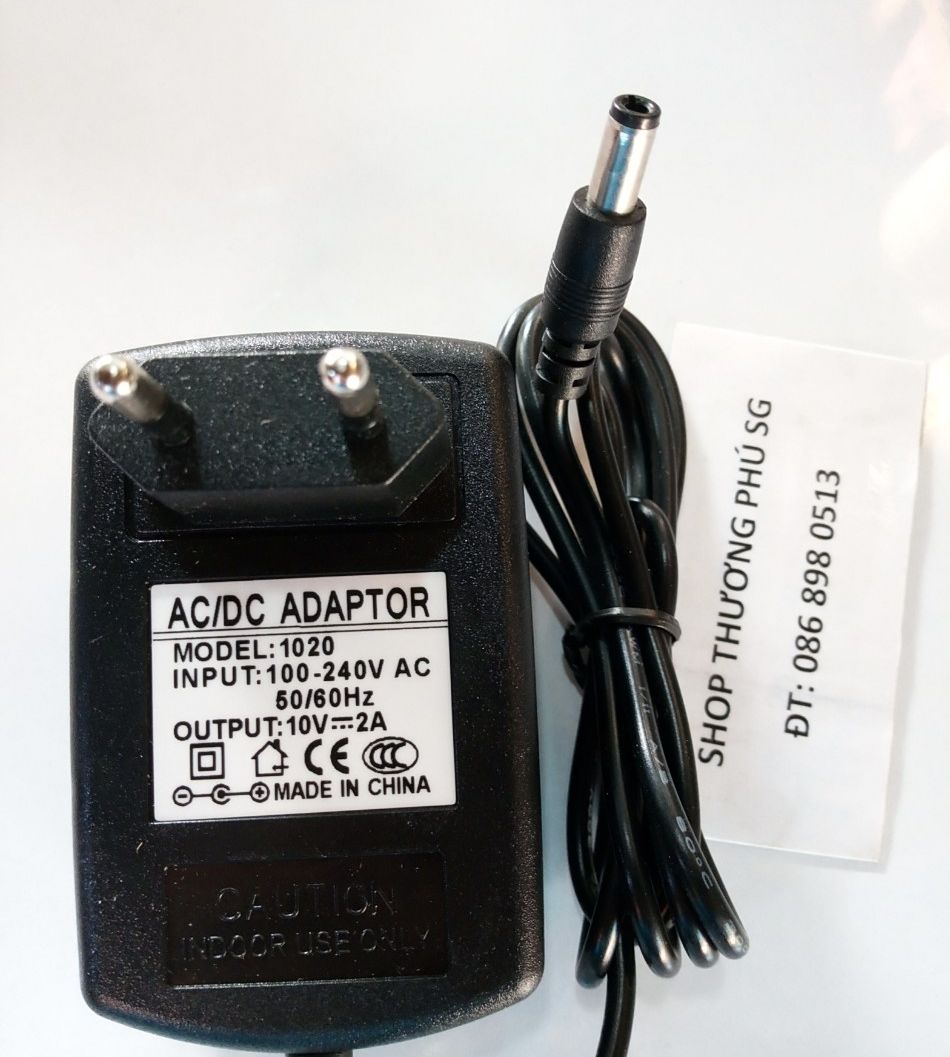 Bộ chuyển nguồn adapter dc: 10v - 2a