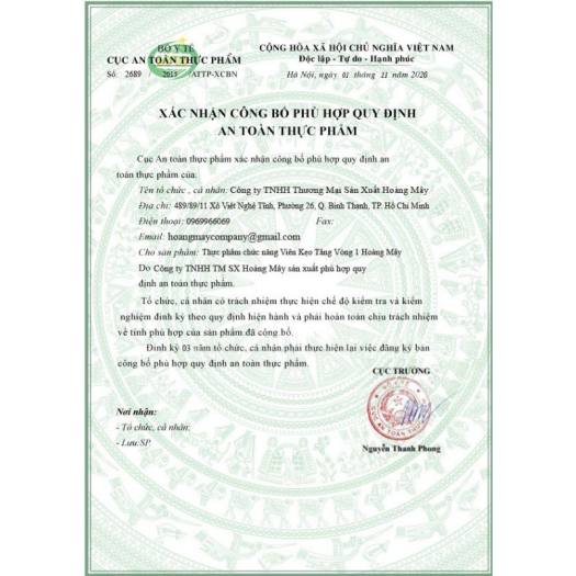 ❤️ Kẹo Mầm Tăng Vòng 1 Hoàng Mây _ An Toàn Hiệu Qủa _ Hộp 500gr❤️