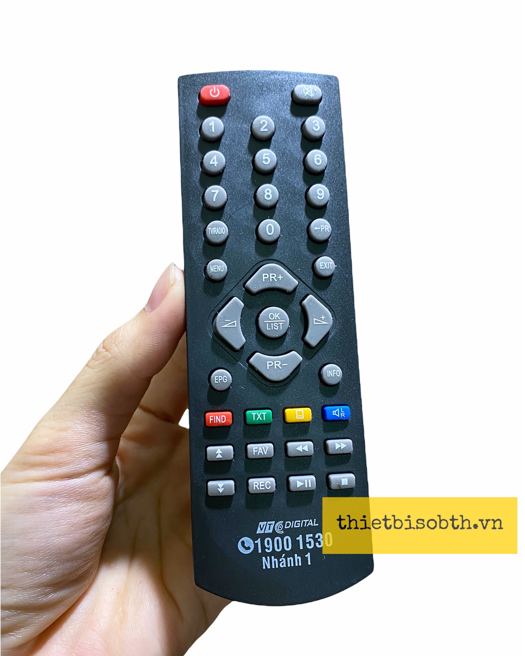 Điều khiển đầu thu kỹ thuật số vtc t201