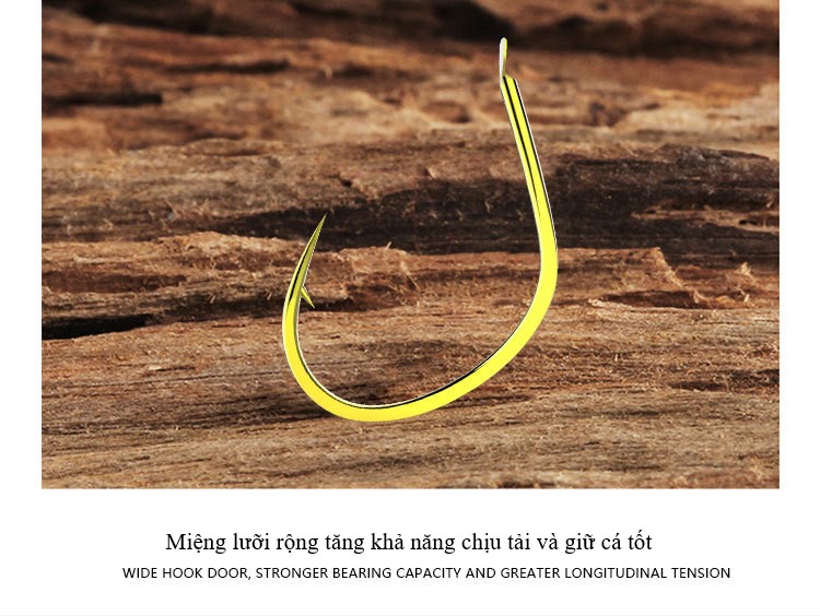 Lưỡi Nhật Made in Japan chuyên câu chép Super Sharp Chép Vàng dành cho câu đài