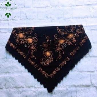 Khăn nhung kim tuyến bà già