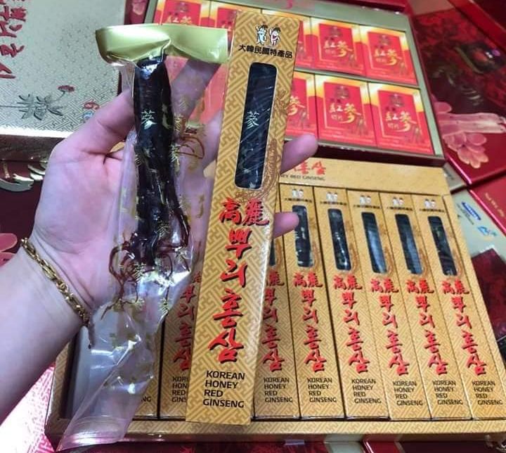 1 củ sâm tẩm mật ong cao cấp nội địa hàn quốc 20g