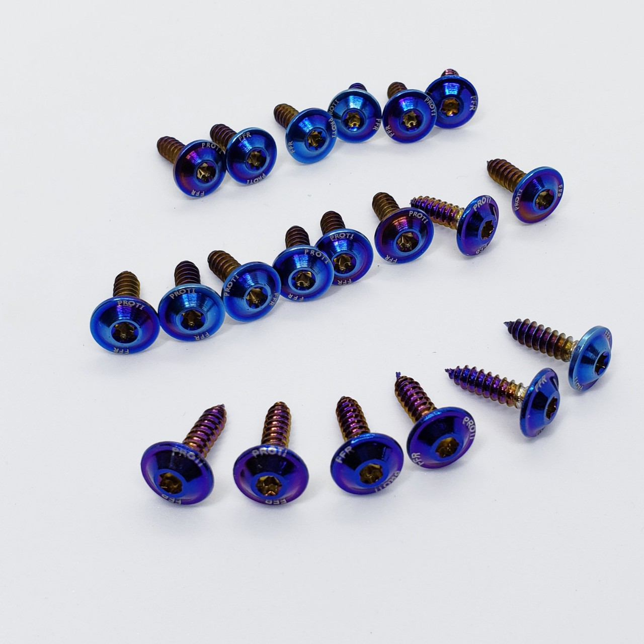 COMBO 20 ốc proti 5ly18 xi titan gắn dàn áo xe máy moto