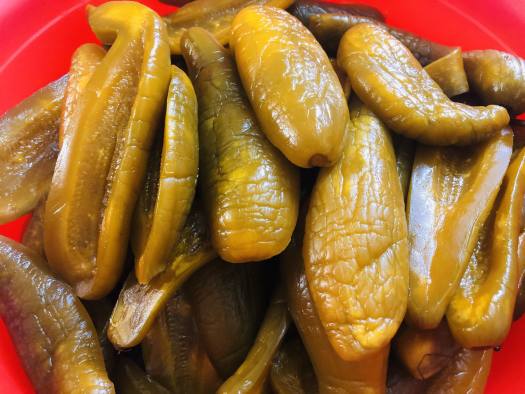 Mắm dưa gang miền Tây nhà làm chuyên sỉ 1kg Tiệm Cô Bờm - 100% làm từ dưa gang non giòn rất vừa ăn(1kg)