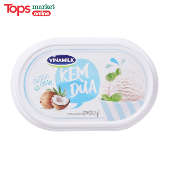 Kem Hộp Vinamilk Dừa 450ML - Siêu Thị Tops Market