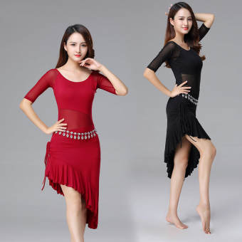 Trang Phục Nữ Điệu Nhảy Latin Bộ Đồ Khiêu Vũ Modale Bộ Đồ Tập Luyện Biểu Diễn Đầm Hóa Trang