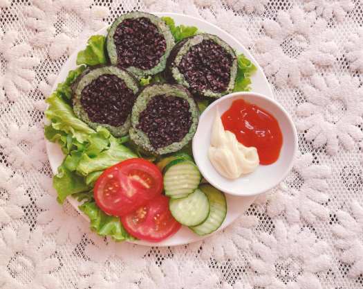 Gạo Lứt Tím Than Hoàng Kim bao 5kg, gạo mềm dẻo không cần ngâm, tốt cho người ăn kiêng, người tiểu đường, thực dưỡng,eatclean, heathy,