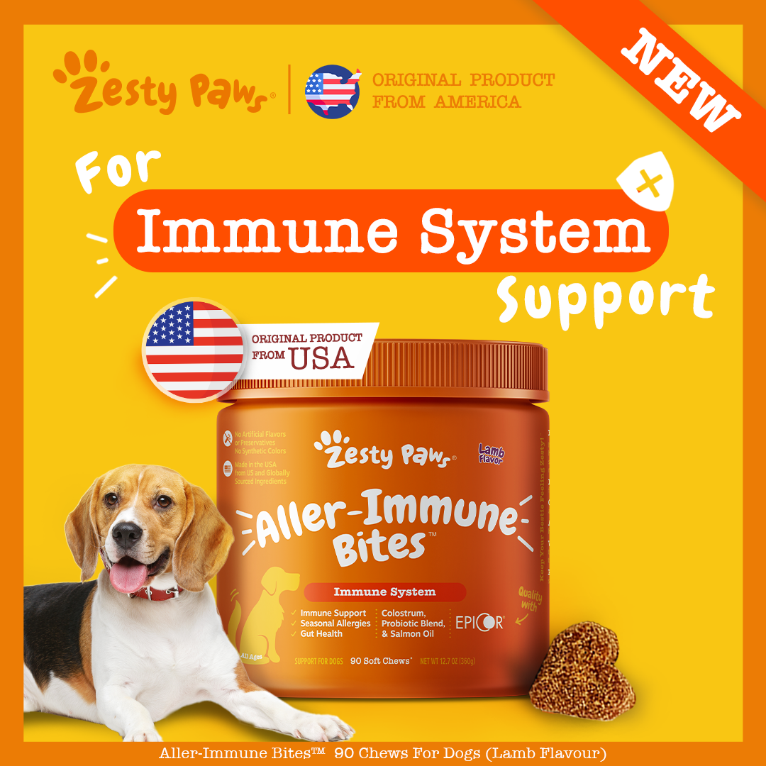Zesty Paws Aller-miễn Dịch Cắn Lamb 90ct