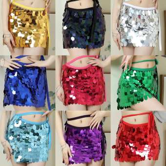 Belly dance Waist Chain Belly dance skirt New Original dance Performance Sequin Hip Scarf skirt Women