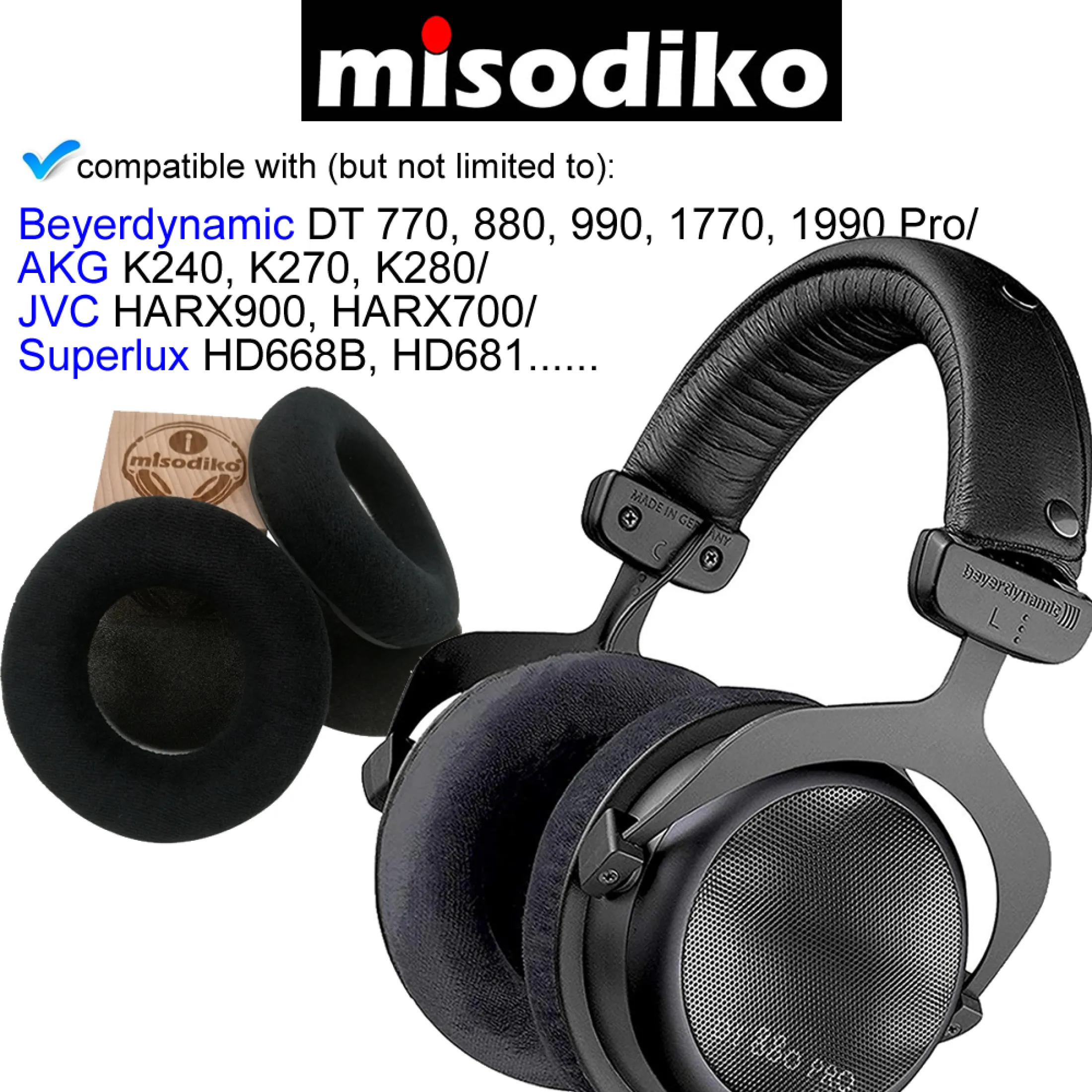 beyerdynamic velour earpads