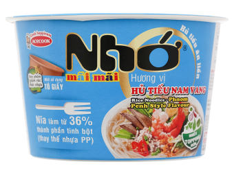 THÙNG 12 TÔ Hủ tiếu Nam Vang Nhớ mãi mãi tô 71g