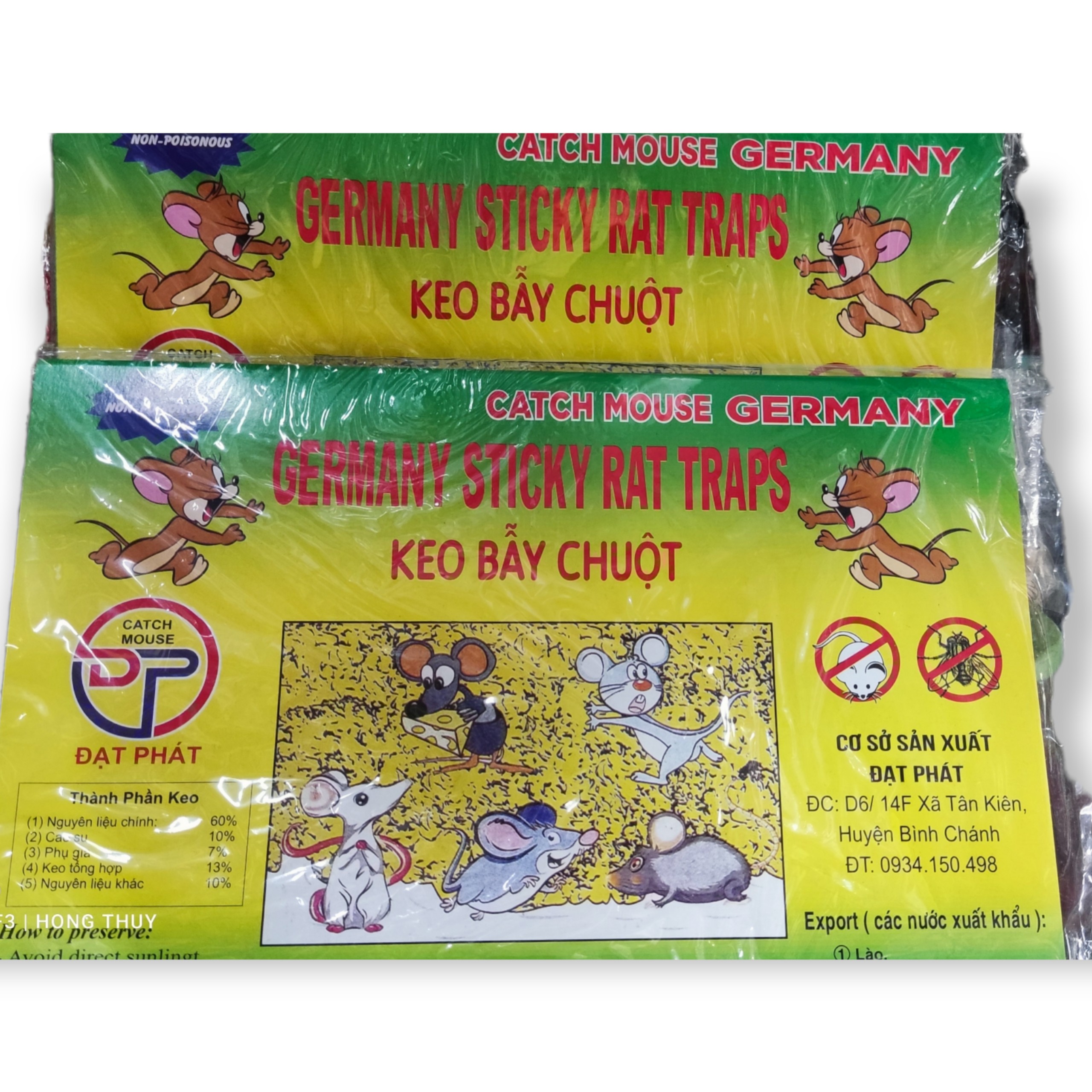 Keo dính chuột Germany sticky rat traps - chất lượng tốt