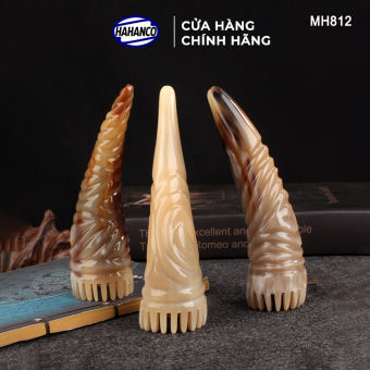 Dụng Cụ Mát Xa Đầu Bằng Sừng Ấn Huyệt/ Vò Đầu Giúp Lưu Thông Máu - MH812 - HAHANCO
