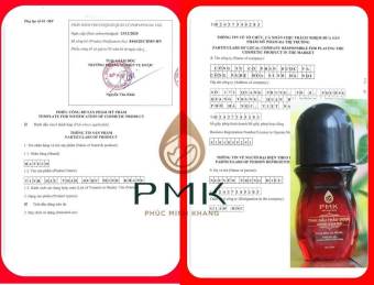 Tinh dầu ho, sổ mũi, long đờm Phúc Minh Khang