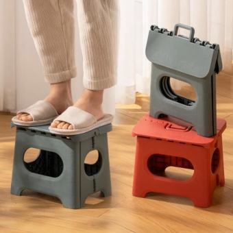 GHẾ GÁC CHÂN VĂN PHÒNG CHỐNG MỎI CHÂN HIỆU QUẢ, GHẾ NHỰA MINI GẤP GỌN CÓ QUAI XÁCH TIỆN LỢI - GHẾ ĐẨU NGỒI ĂN DẶM CHO BÉ - GHẾ NGỒI NỘI TRỢ XẾP GỌN TIẾT KIỆM KHÔNG GIAN