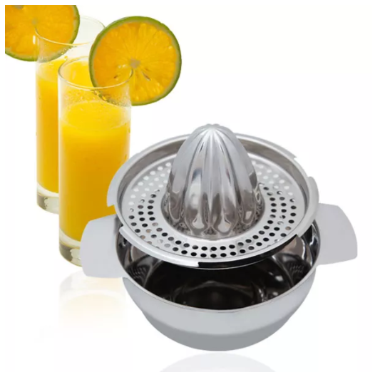 Trọn bộ dụng cụ vắt cam, chanh inox 304 cao cấp rất dễ sử dụng