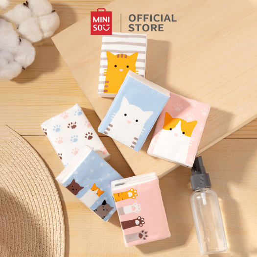 Miniso Khăn giấy Cartoon(18 Packs)