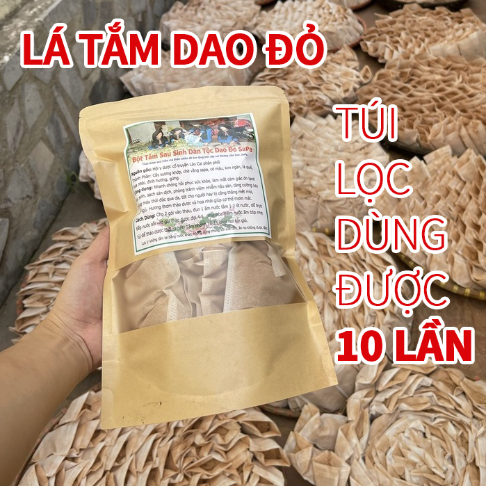 Lá xông tắm của người dao đỏ từ thiên nhiên, sỉ lh