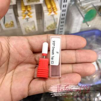 Đầu mài móng Sứ size F 3/32" smooth top (C)