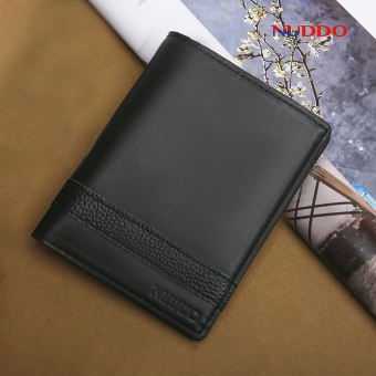 Ví da nam cao cấp NUDDO bóp nam da bò thật kiểu dáng đứng cao cấp NN002
