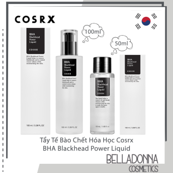 Tẩy Tế Bào Chết Hoá Học, Giảm Mụn Đầu Đen Cosrx BHA Blackhead Power Liquid