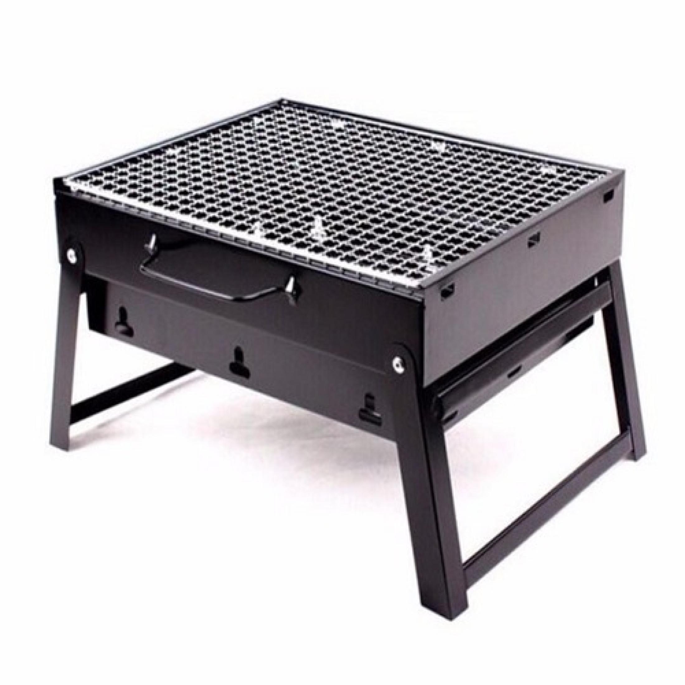 Bếp nướng than hoa vuông xếp gọn