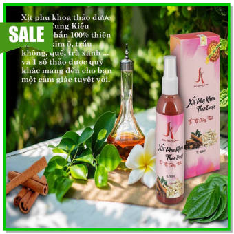 Xịt Phụ Khoa Thảo Dược Tri Viêm Ngứa Khô Thoáng Sạch Sẽ