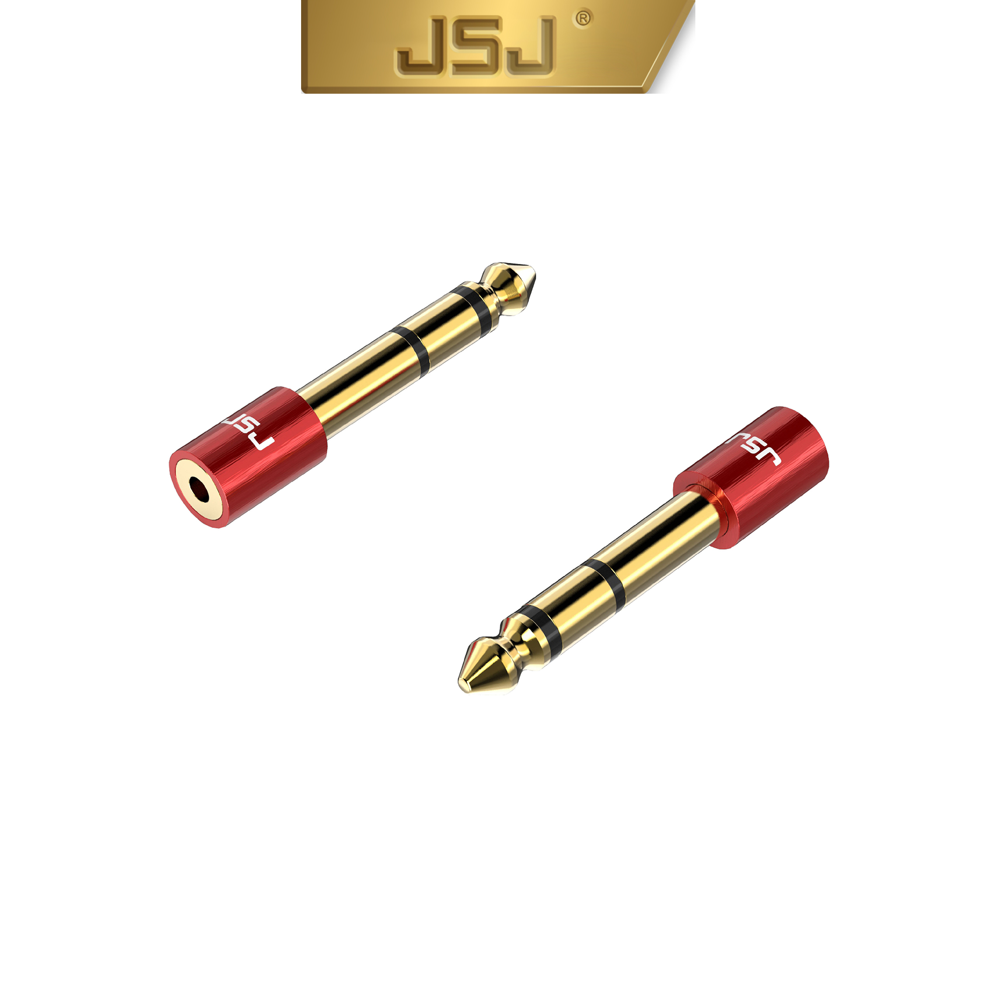 Jack chuyển đầu 3 ly (3.5mm) cái ra đầu 6 ly (6.5mm) đực JSJ T315 thiết kế tinh tế gia công sắc sảo đầu nối được gia công mạ vàng không bị oxy hóa khả năng tiếp xúc chặt chẽ
