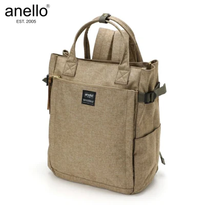 Anello Polyester Canvas 10 Pocket 2 Way Tote Backpack AT-C1225 (6)
