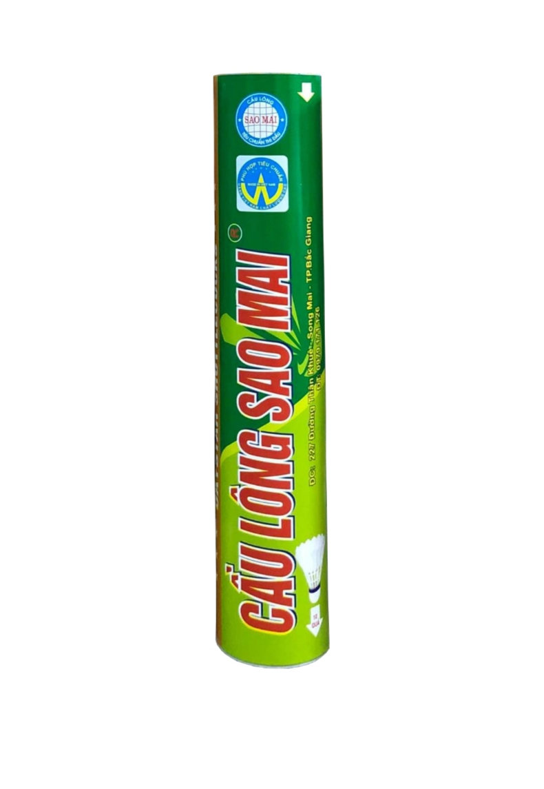 Ống cầu lông Sao Mai 10 quả chính hãng
