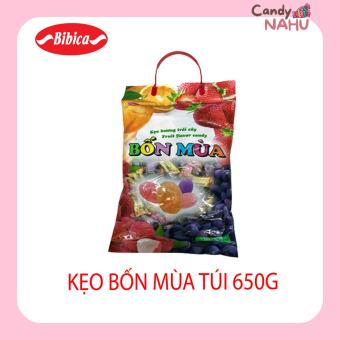 Kẹo hương trái cây Bốn Mùa gói 650g