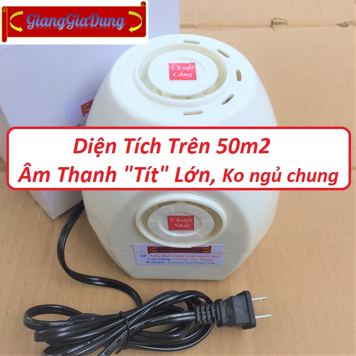 Máy Đuổi Chuột Cống Gián Muỗi Chuyên Dụng Diện Tích 50 - 100m2