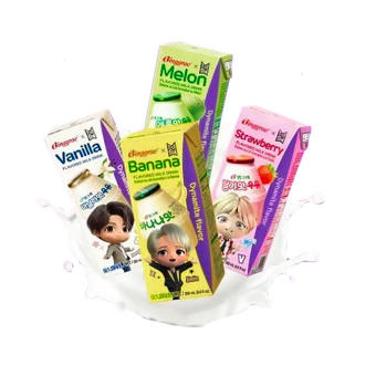 Sữa Binggrae Hàn Quốc vị Dưa lưới - Chuối - Dâu LẺ 1 HỘP