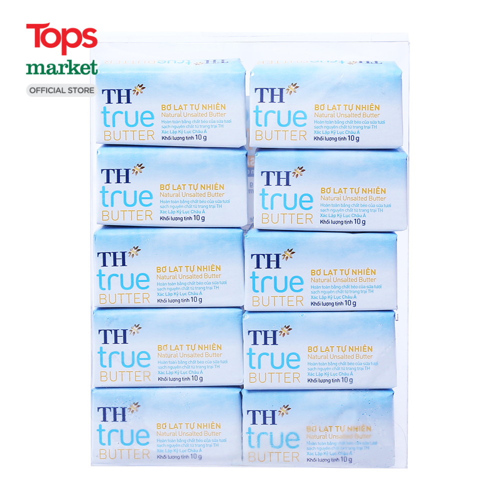Vỉ 10 Hộp Bơ Lạt Tự Nhiên TH 10G