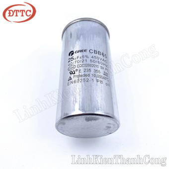 Tụ CBB65A 25uF 450VAC