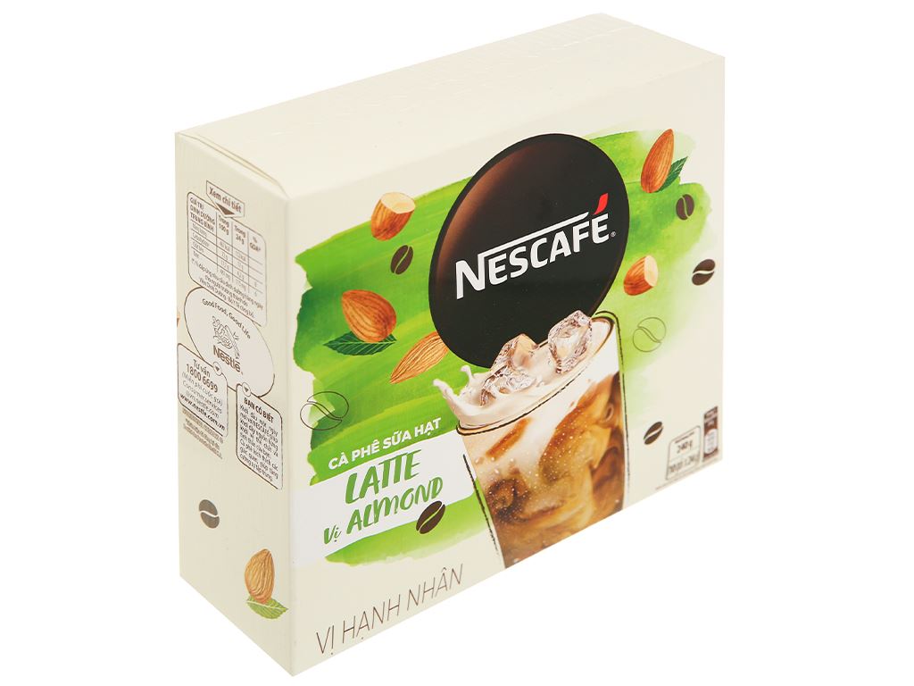 Nescafe latte vị hạnh nhân - hsd 21/11/22