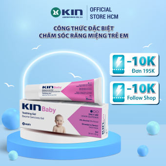 Gel Bôi Kin Baby Giảm Sưng Nướu, Tay Chân Miệng, Nhiệt Niệng, Giảm Đau Khi Mọc Răng Cho Bé 30ml