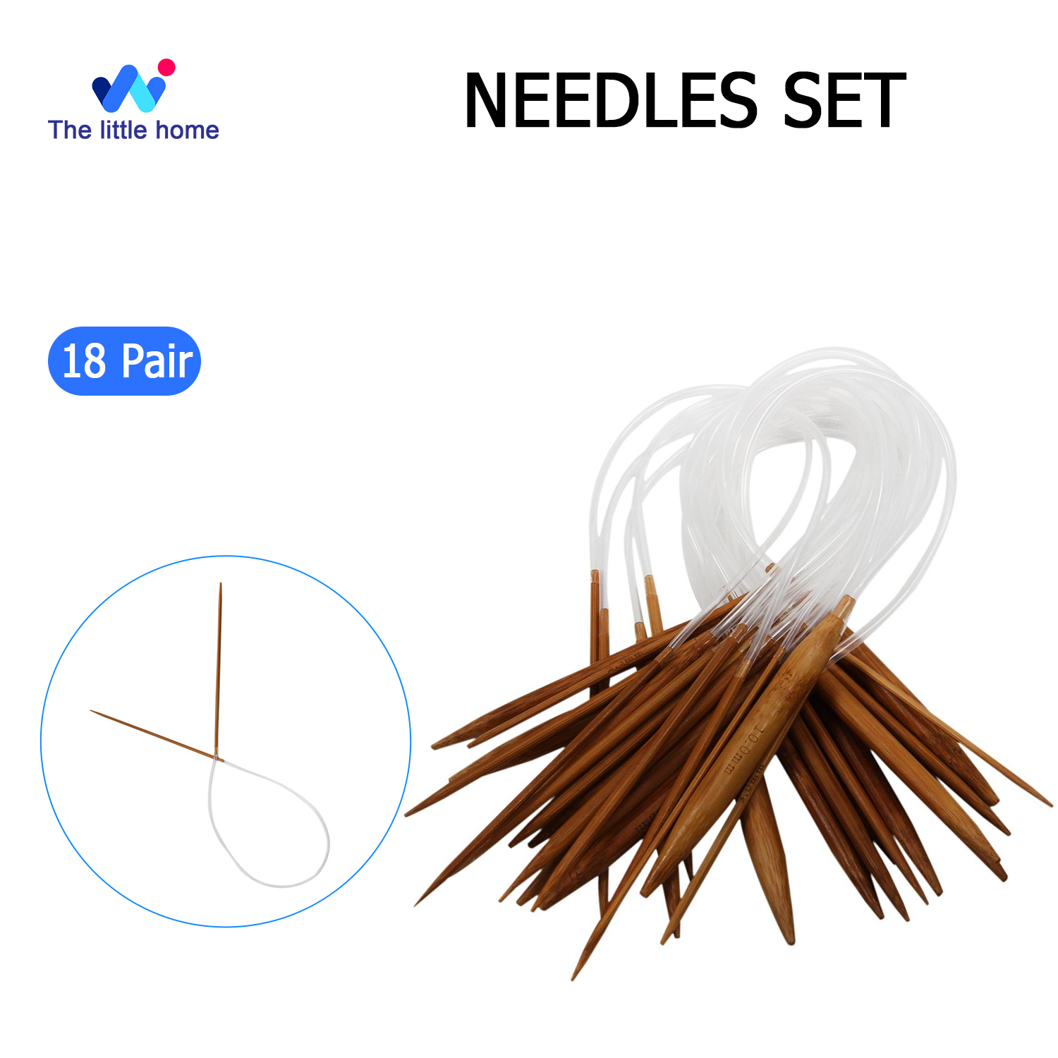 New 1Pcs Circular Knitting Needles 2.25CM-10CM Stainless Steel Knitting  Needle 40CM/100Cm Tube Crochet Needles Sewing Tools 2021