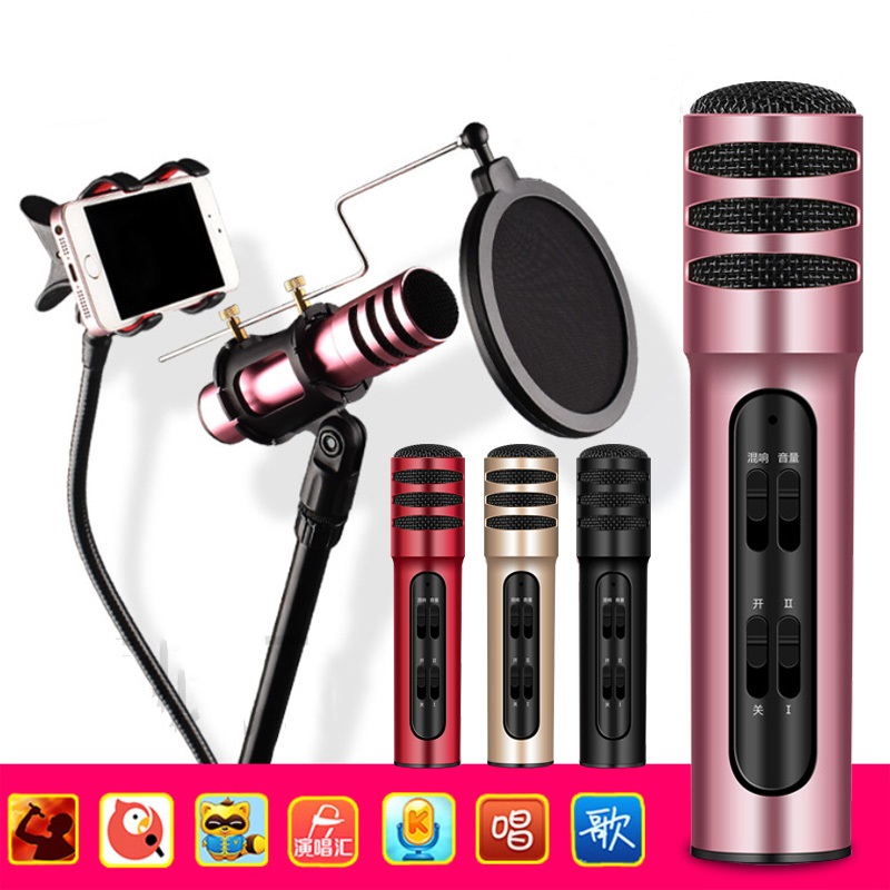 Micro livestream c7 mic thu âm karaoke live stream 3 in 1,micro c7 với màng lọc âm dày, nút điều chỉnh echo giúp âm thanh thêm trong và trung thực. khả năng loại bỏ tạp âm.