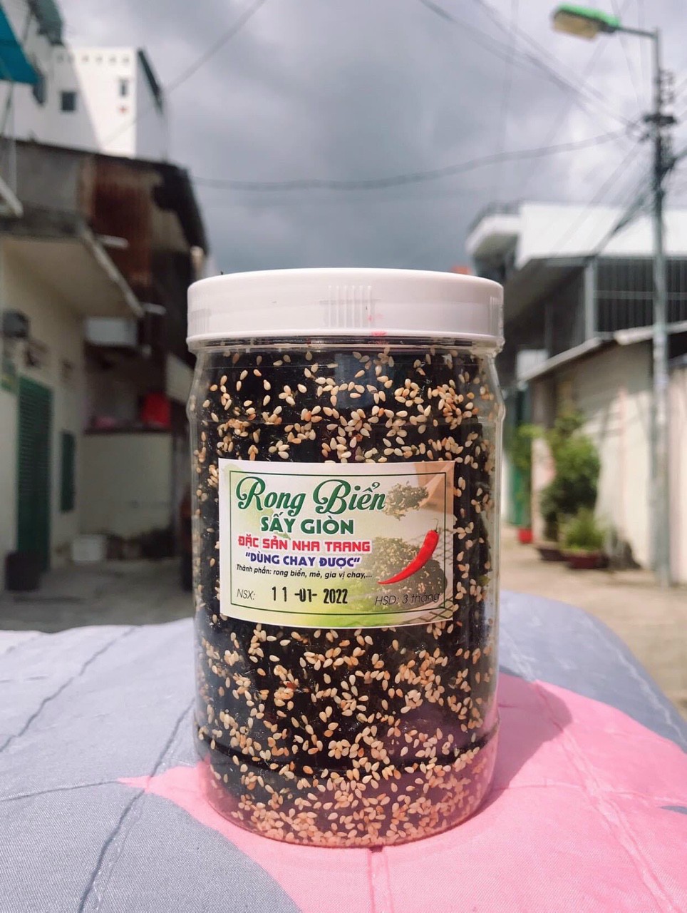 Rong Biển Sấy Mè Ăn Liền [Chay, Mặn Đều Dùng Được] Bổ Sung Vi Khoáng Chất