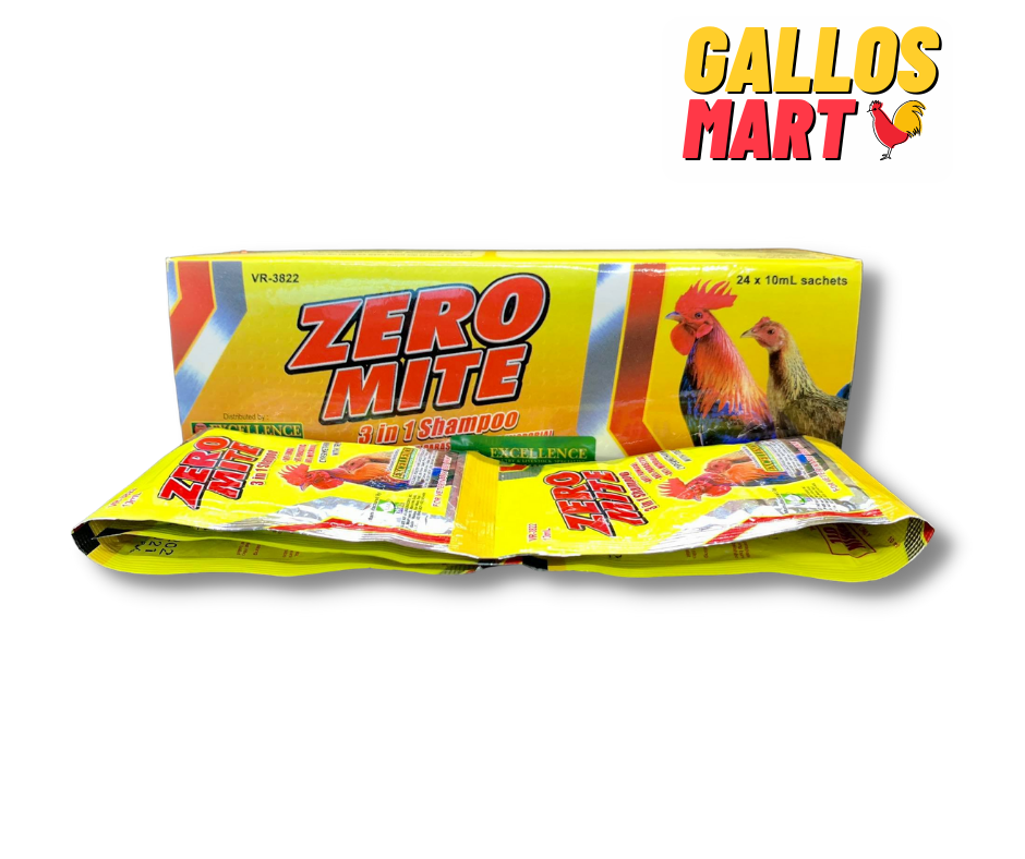 ZERO MITE TẮM GÀ DIỆT MẠT CHO GÀ ĐÁ 2 GÓI